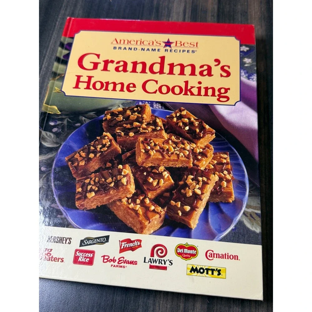 Grandma's Home Cooking America's Best Brand Name Recipes Hardcover Cookbook
